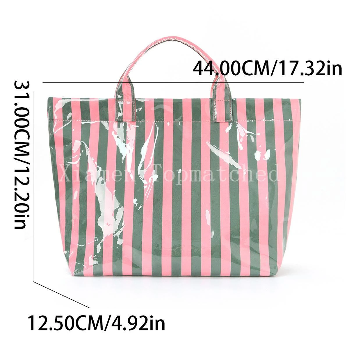 Large capacity waterproof PVC kraft paper tote bag wholesale dimensions Large capacity waterproof PVC kraft paper tote bag wholesale dimensions