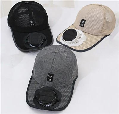 USB -laadimine päikeseventilaatori kork